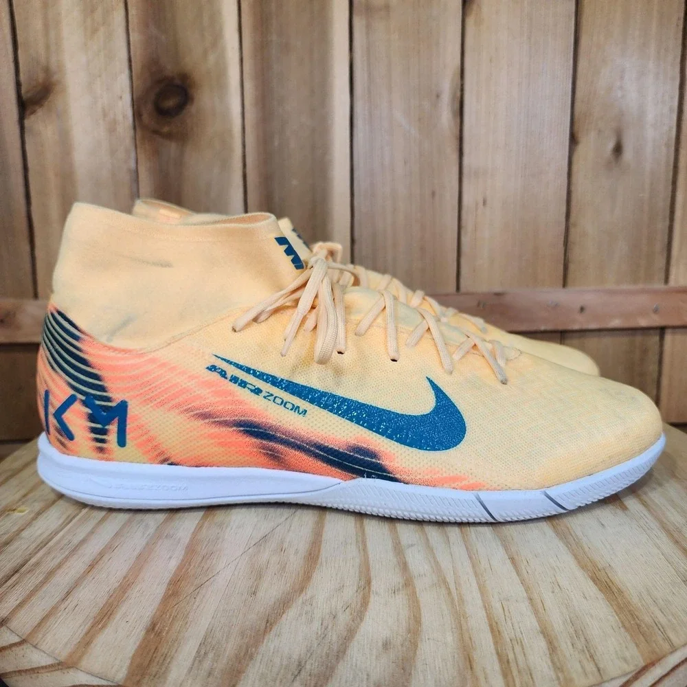 Nike Zoom Mercurial Superfly 10 Academy Shoes Mens 10.5 Yellow Soccer Indoor